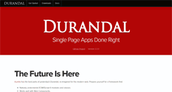 Desktop Screenshot of durandaljs.com