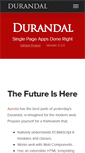 Mobile Screenshot of durandaljs.com